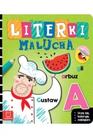 Uczę się, koloruję, naklejam. Literki malucha