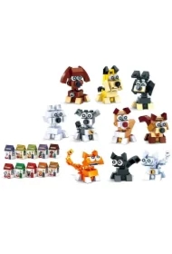  Klocki psy i koty 25el MIX