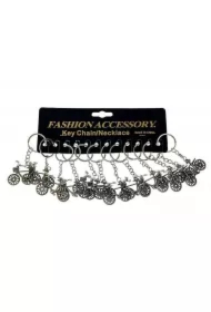 Brelok metalowy rower (12 szt)