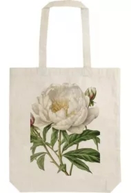 Torba bawełniana STBAG 76 Biała piwonia