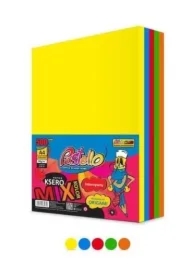 Papier ksero A4 80g 5 kolorów 500 arkuszy