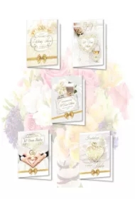 Karnet B6 z naklejkami hologr. Ślub MIX