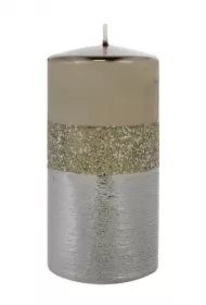 Świeca ozdobna Szampan - walec średni