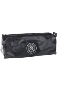 Piórnik szkolny jednokomorowy czarny 21,5cm