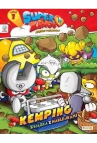 Super Zings Książka z naklejkami + figurka