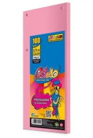 Przekładka do segregatora 1/3 A4 100K IT170 różowa