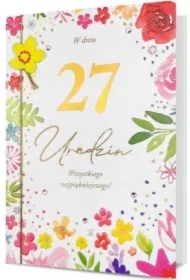 Karnet B6 Urodziny (wymienne cyfry)