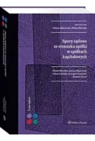 Spory sądowe ze stosunku spółki w spółkach..