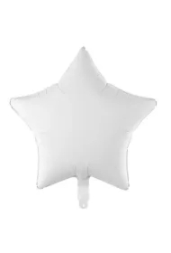 Balon foliowy Gwiazdka biały