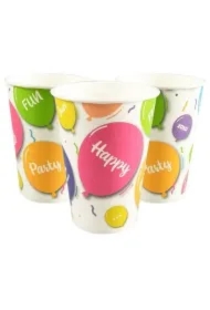 Kubki papierowe Happy Balloons!
