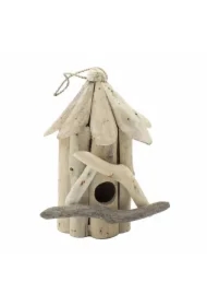 Drewniany domek dla ptaków, mały