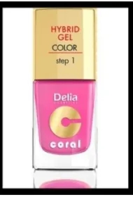 Coral Hybrid Gel 22 Landrynkowy róż Emalia do paznokci