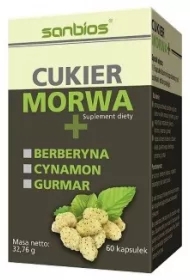 Cukier Morwa Berberyna Cynamon Gurmar - suplement diety