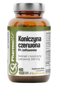 Koniczyna czerwona ekstrakt (500 mg) Suplement diety