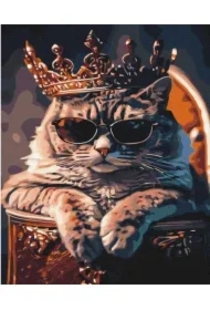 Malowanie po numerach - Władza u kotów