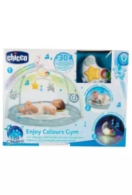 Mata dla niemowlaka 3w1 Enjoy Colors Gym niebieska