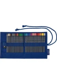 Kredki goldfaber piórnik rolowany (27 kredek+temperówka+ołówek)