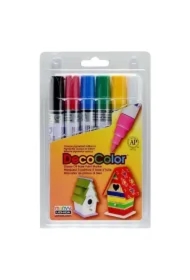 Markery do dekoracji różnych powierzchni 6 szt