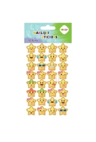 Naklejki 3D Puffy Emoticon 10x20cm HAPPY COLOR