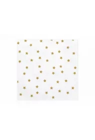 Serwetki Gwiazdki złote