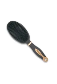 Szeroka szczotka do włosów - Exclusive złoto/czerń
