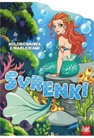 Syrenki. Kolorowanka z naklejkami