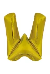 Balon foliowy litera W złota