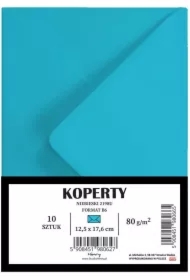 Koperty B6 niebieskie 10 szt