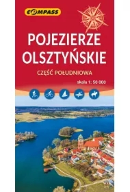 Pojezierze Olsztyńskie część południowa mapa skala 1 : 50 000