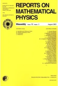 Reports on Mathematical Physics 92/1