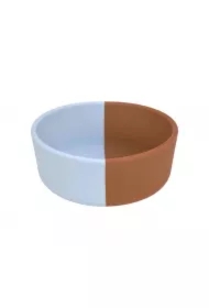 Miseczka silikonowa dla dzieci Happy Rascals Smile sky blue