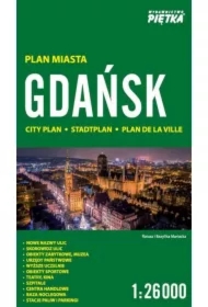 Gdańsk 1:26 000 plan miasta PIĘTKA