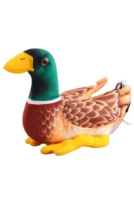 Maskotka Kaczka brązowo zielona 28cm