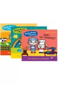 Pakiet Kicia Kocia i Nunuś: Kto mieszka w zagrodzie?, W co się ubierzemy?, Jaki to zawód?