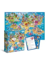 Puzzle 100 el. Look&Find Świat pingwinów