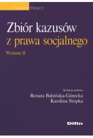 Zbiór kazusów z prawa socjalnego