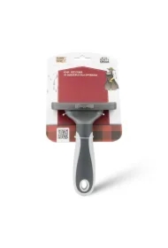 Zgrzebło dla zwierząt, szary, 11 x 16, 3 cm