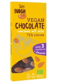 Czekolada słodzona daktylami z migdałami