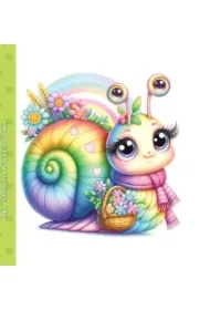 Notatnik ozdobny 100x100 48 stron gładki TW Ślimak