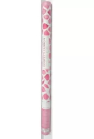 Tuba z płatkami róż białymi 80cm