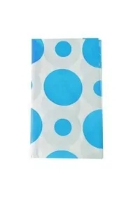 Obrus folia w grochy turkusowy