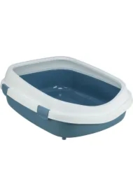 Primo XXL, kuweta, niebieski/szary, 56 x 25 x 71 cm, z ramką