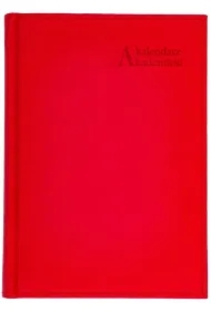 Kalendarz akad. 2025/2026 A5 tygodniowy Vivella czerwony