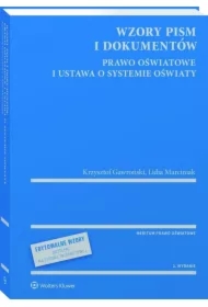 Wzory pism i dokumentów - prawo oświatowe...
