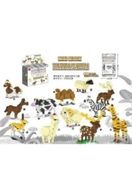  Klocki zwierzęta MIX