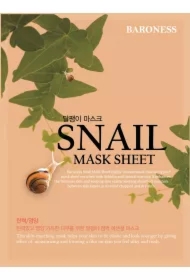 Regenerująco-nawilżająca maska do twarzy w płachcie ze śluzem ślimaka