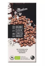 Czekolada gorzka z kruszonymi ziarnami kawy espresso