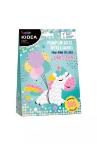 Wyklejanki pomponiaste Unicorn KIDEA