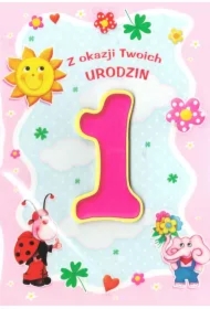 Karnet z elementem przyklejanym