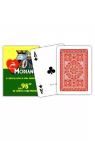 ''98'' Karty do gry Modiano, czerwone
